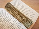 Patrón del Marcapáginas estrella teijdo a crochet