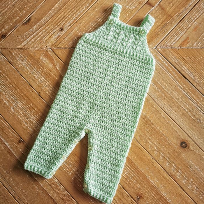 Patrón del Pelele Trigo de crochet - Imagen 7